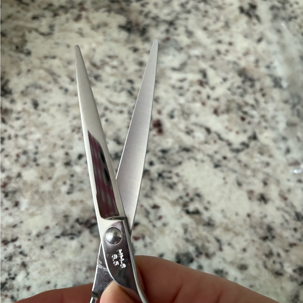 Silver Professional Grooming Scissors Stainless S… - image 2